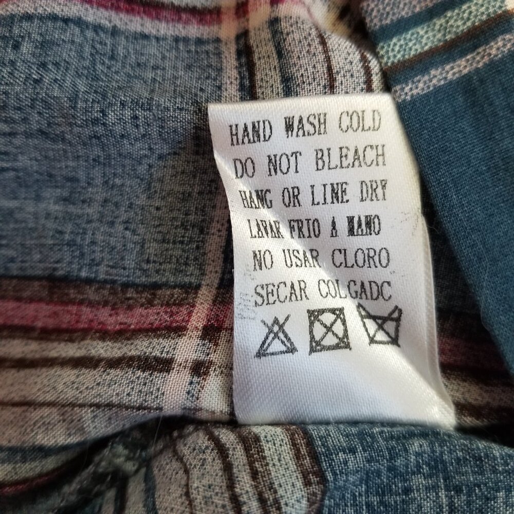 Boho Jane oversized plaid flannel S - Picture 6 of 8